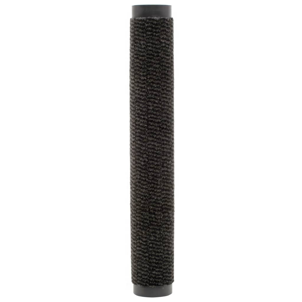 Dust Control Mats 2 pcs Rectangular Tufted 120x180 cm Black