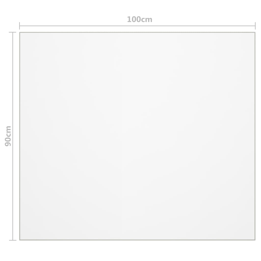 Table Protector Transparent 100x90 cm 1.6 mm PVC