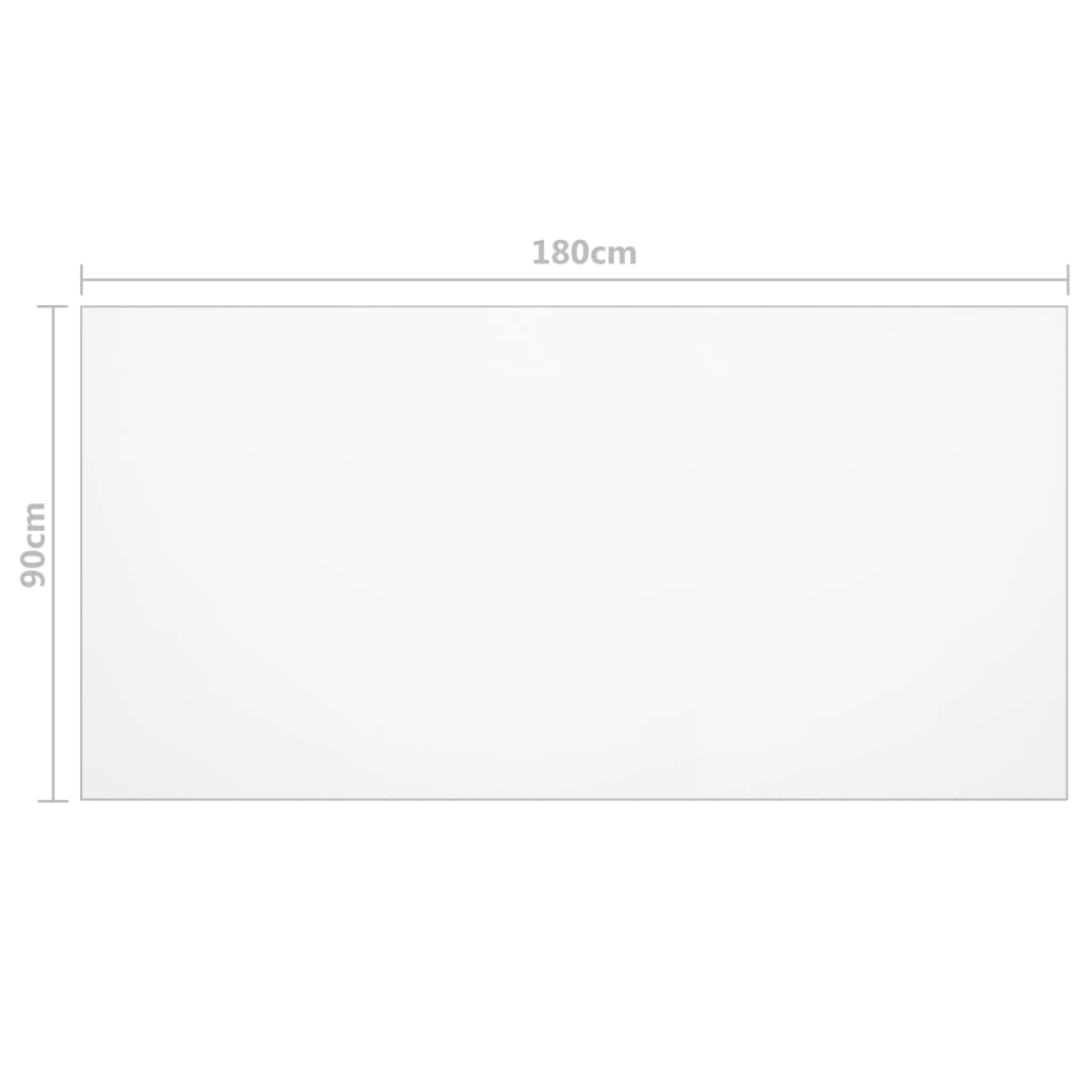 Table Protector Matt 180x90 cm 1.6 mm PVC