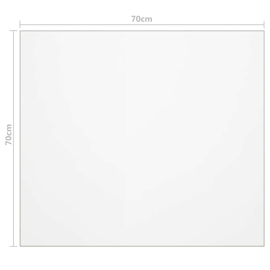Table Protector Matt 70x70 cm 1.6 mm PVC