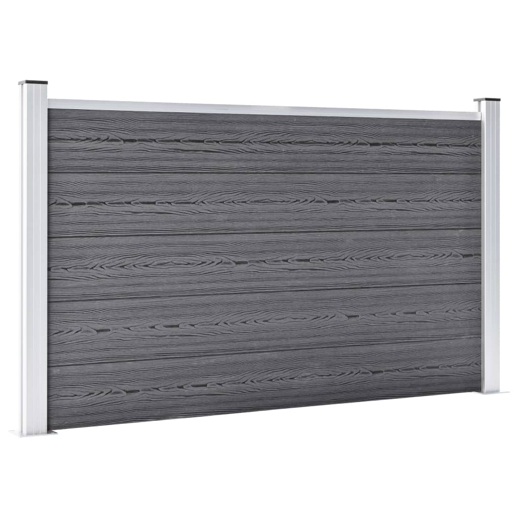 Garden Fence WPC 526x106 cm Grey