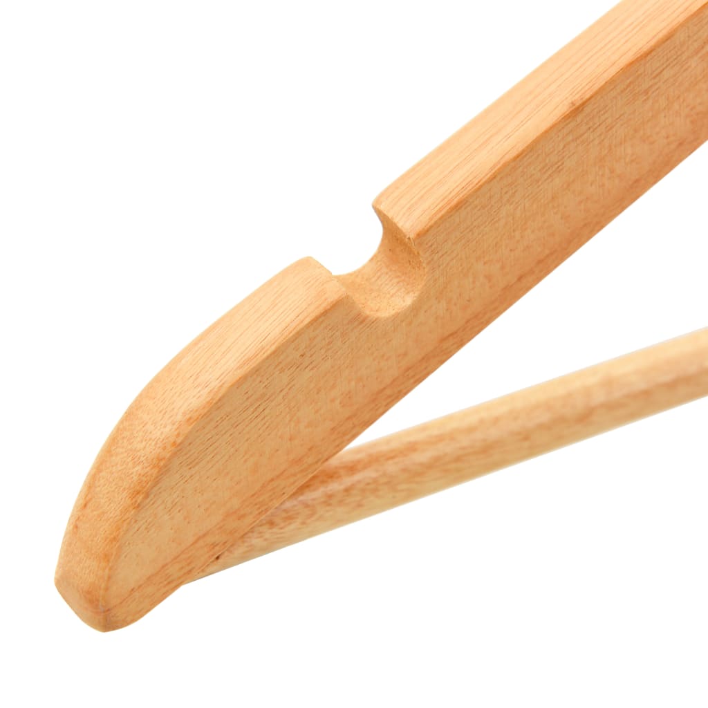 50 pcs Clothes Hanger Set Non-slip Hardwood