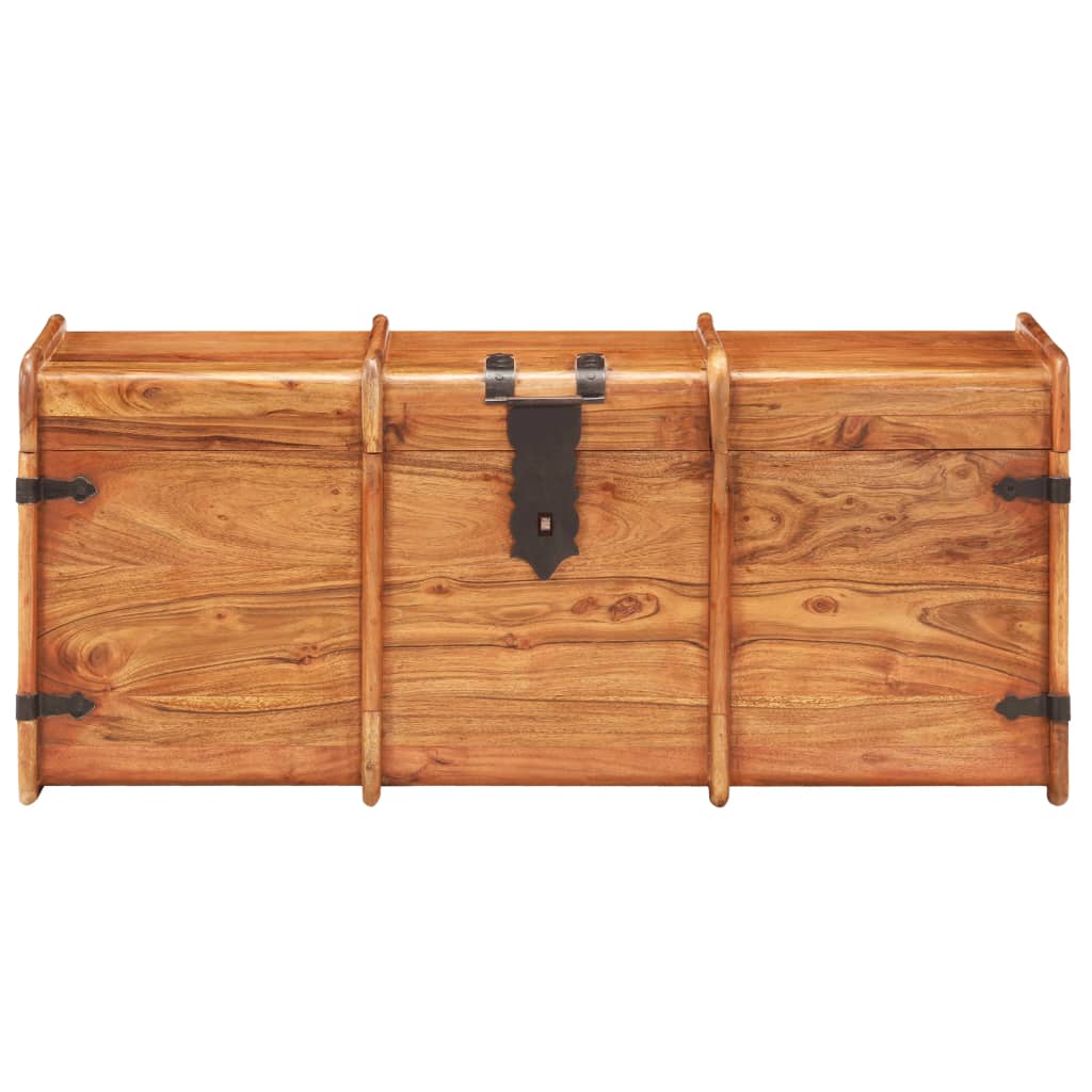 Storage Chest 90x40x40 cm Solid Acacia Wood