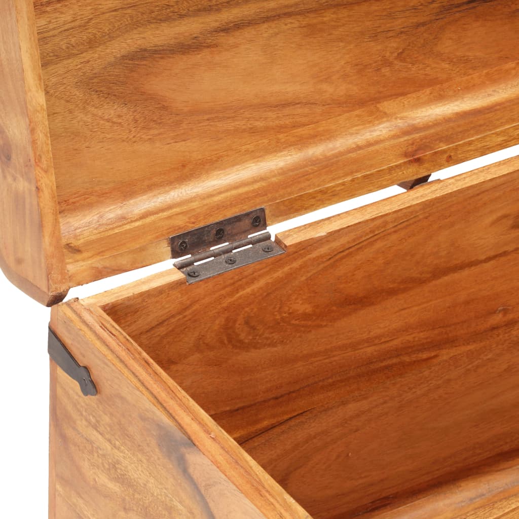 Storage Chest 90x40x40 cm Solid Acacia Wood