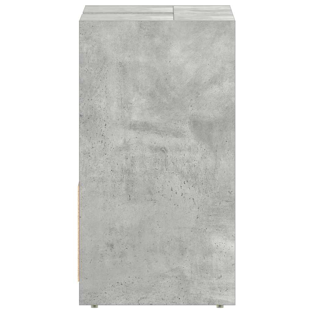 Bathroom Cabinet Concrete Grey 60x33x61 cm Engineered Wood