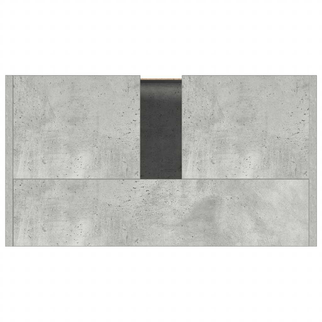 Bathroom Cabinet Concrete Grey 60x33x61 cm Engineered Wood