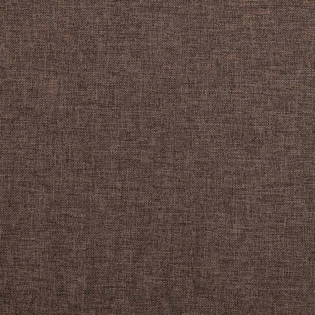 Linen-Look Blackout Curtain with Grommets Taupe 290x245cm