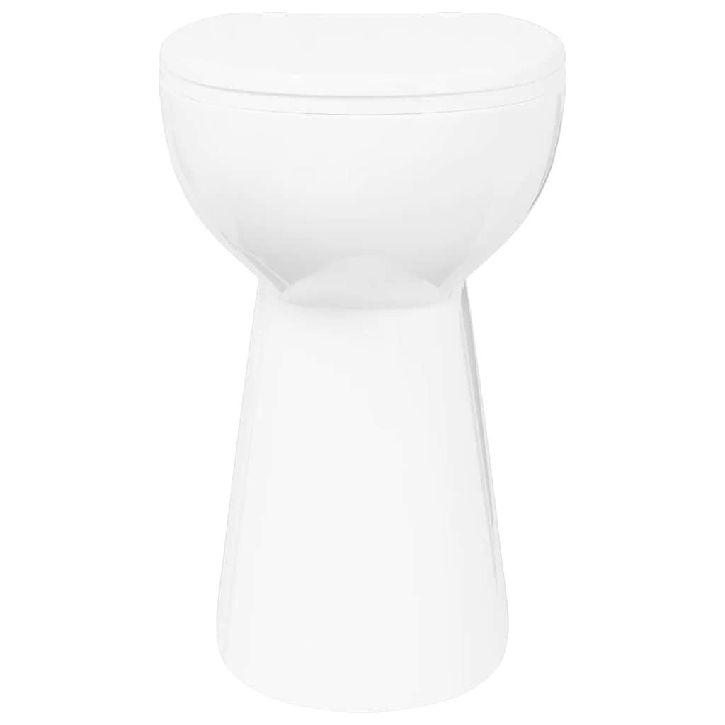 Rimless Toilet 7 cm Extra Height Soft Close Ceramic White