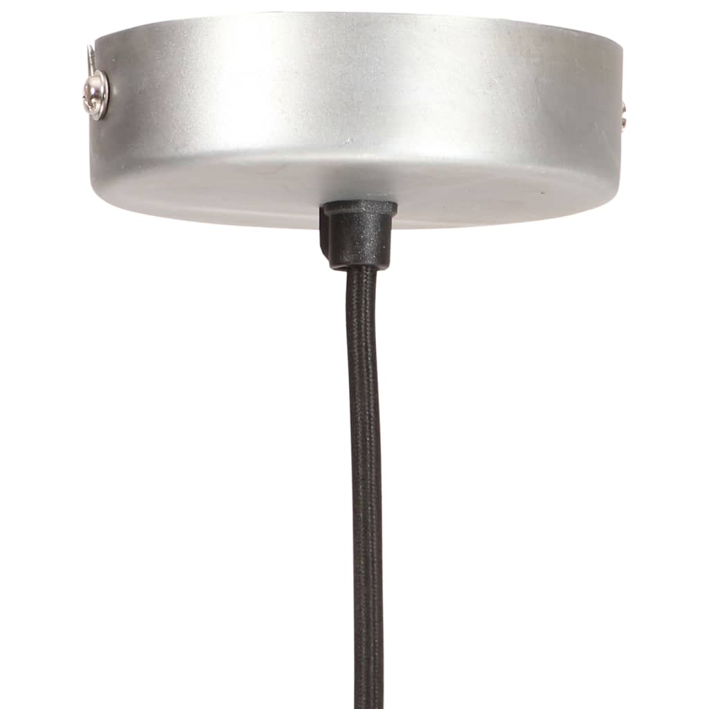 Industrial Hanging Lamp 25 W Silver Round 19 cm E27