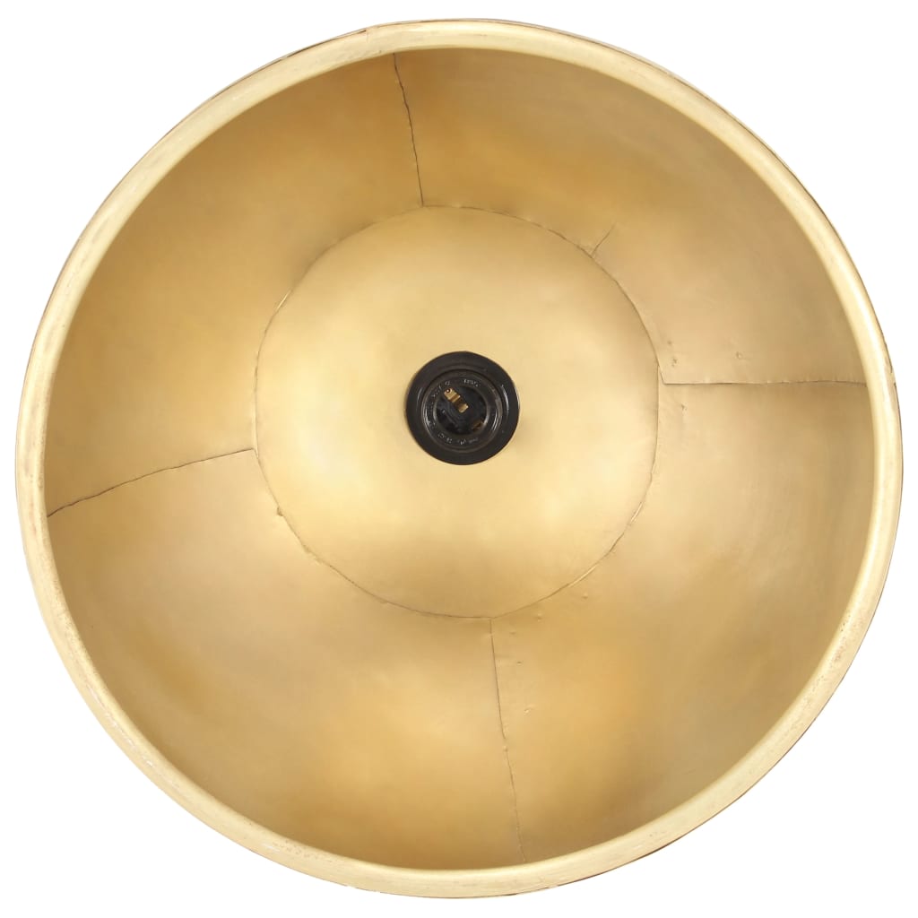 Industrial Hanging Lamp 25 W Brass Round 40 cm E27
