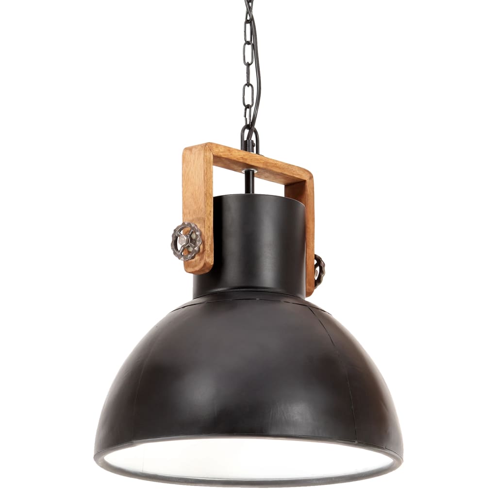 Industrial Hanging Lamp 25 W Black Round 40 cm E27