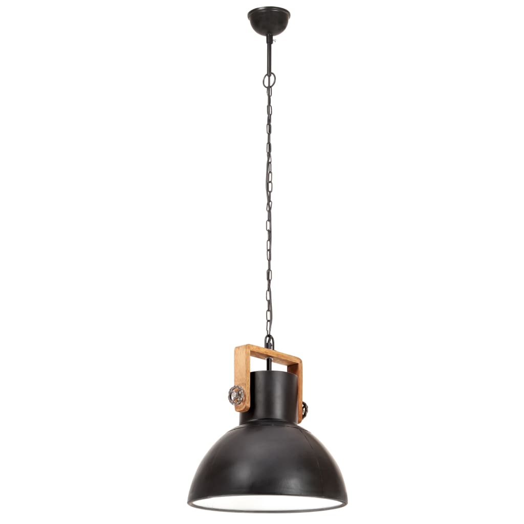 Industrial Hanging Lamp 25 W Black Round 40 cm E27