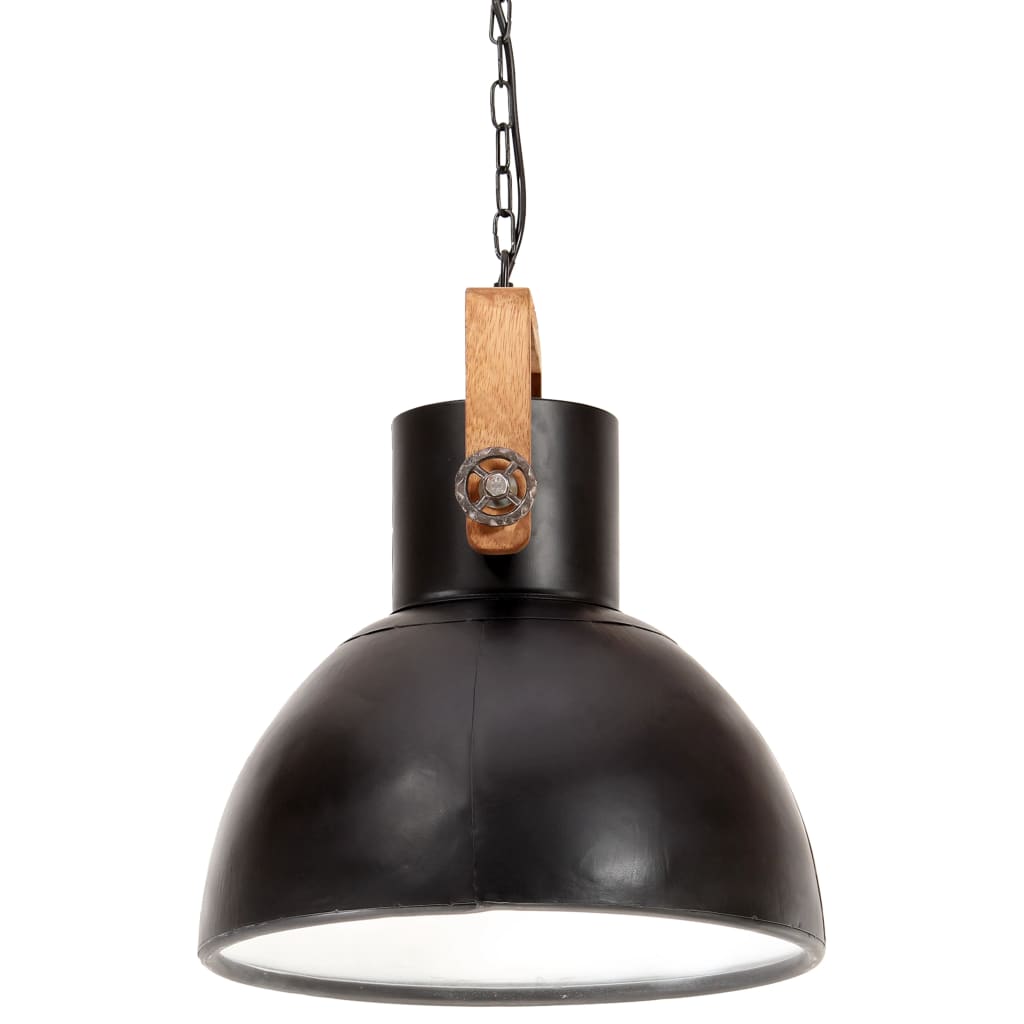 Industrial Hanging Lamp 25 W Black Round 40 cm E27