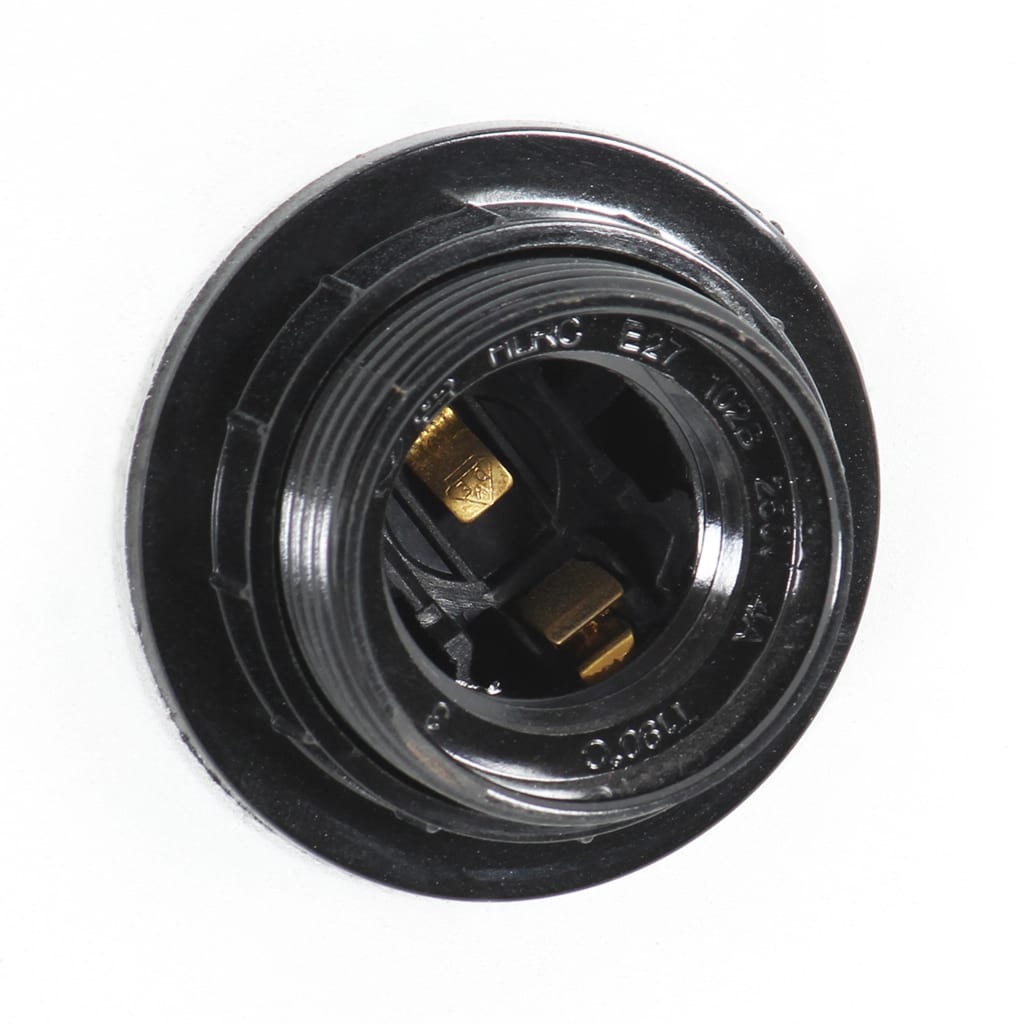 Industrial Hanging Lamp 25 W Black Round 30 cm E27