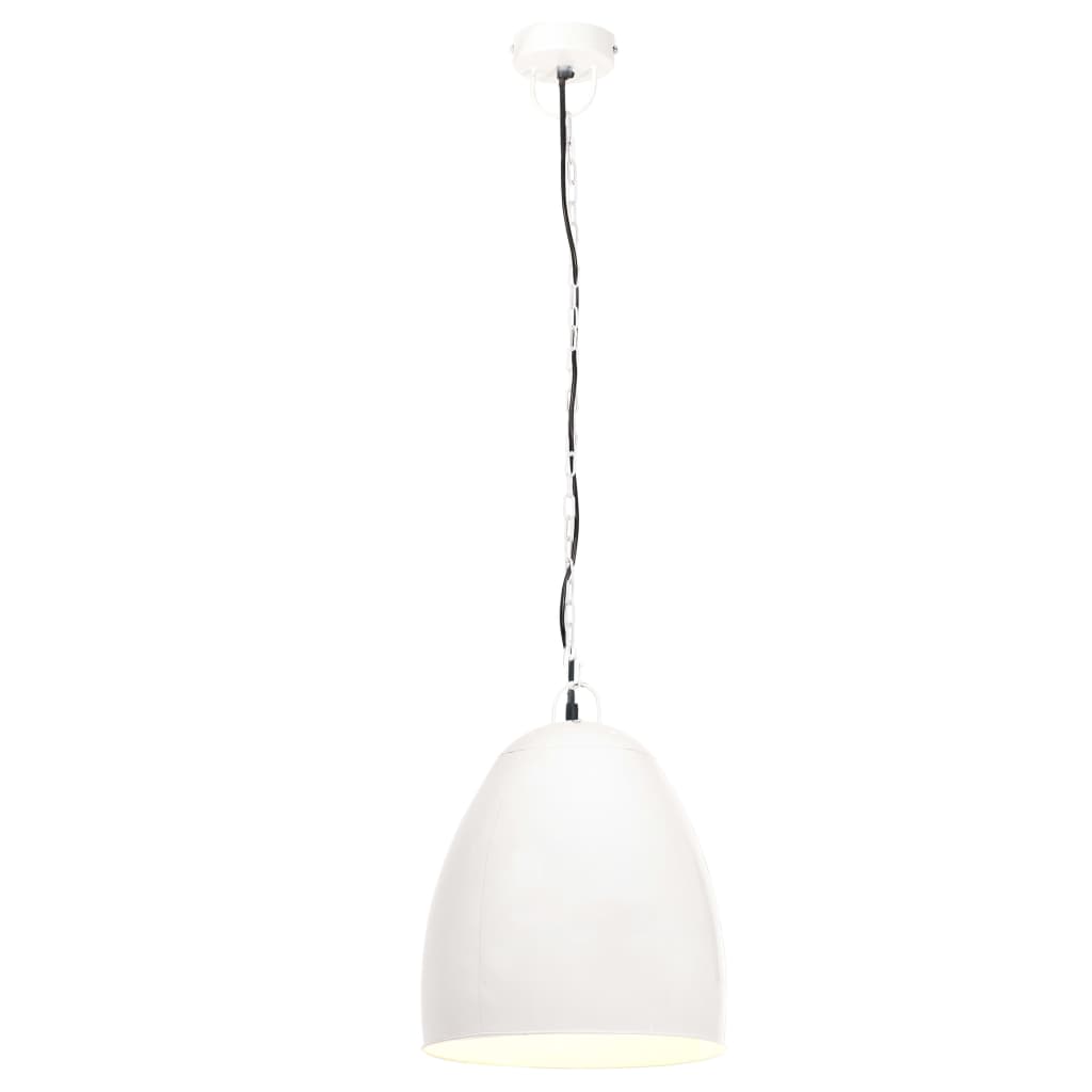 Industrial Hanging Lamp 25 W White Round 42 cm E27