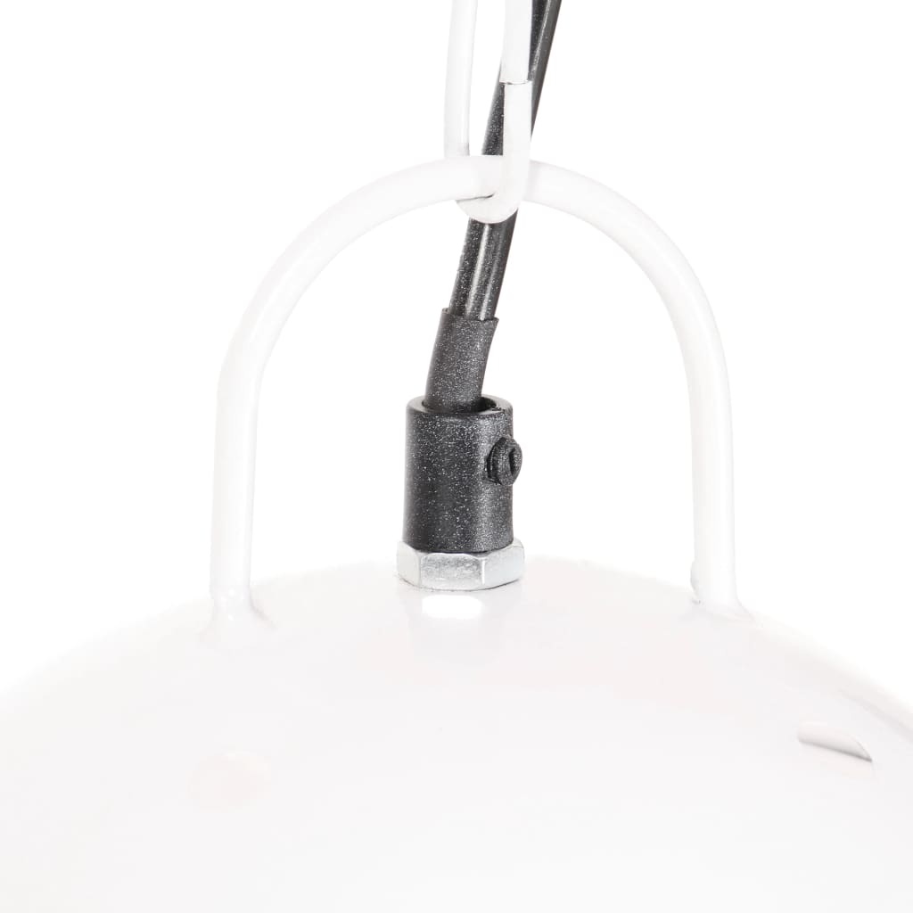Industrial Hanging Lamp 25 W White Round 42 cm E27