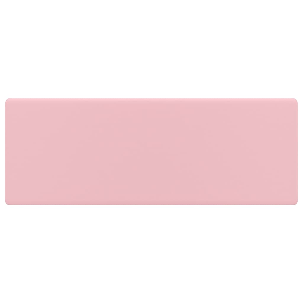 Luxury Basin Overflow Square Matt Pink 41x41 cm Ceramic