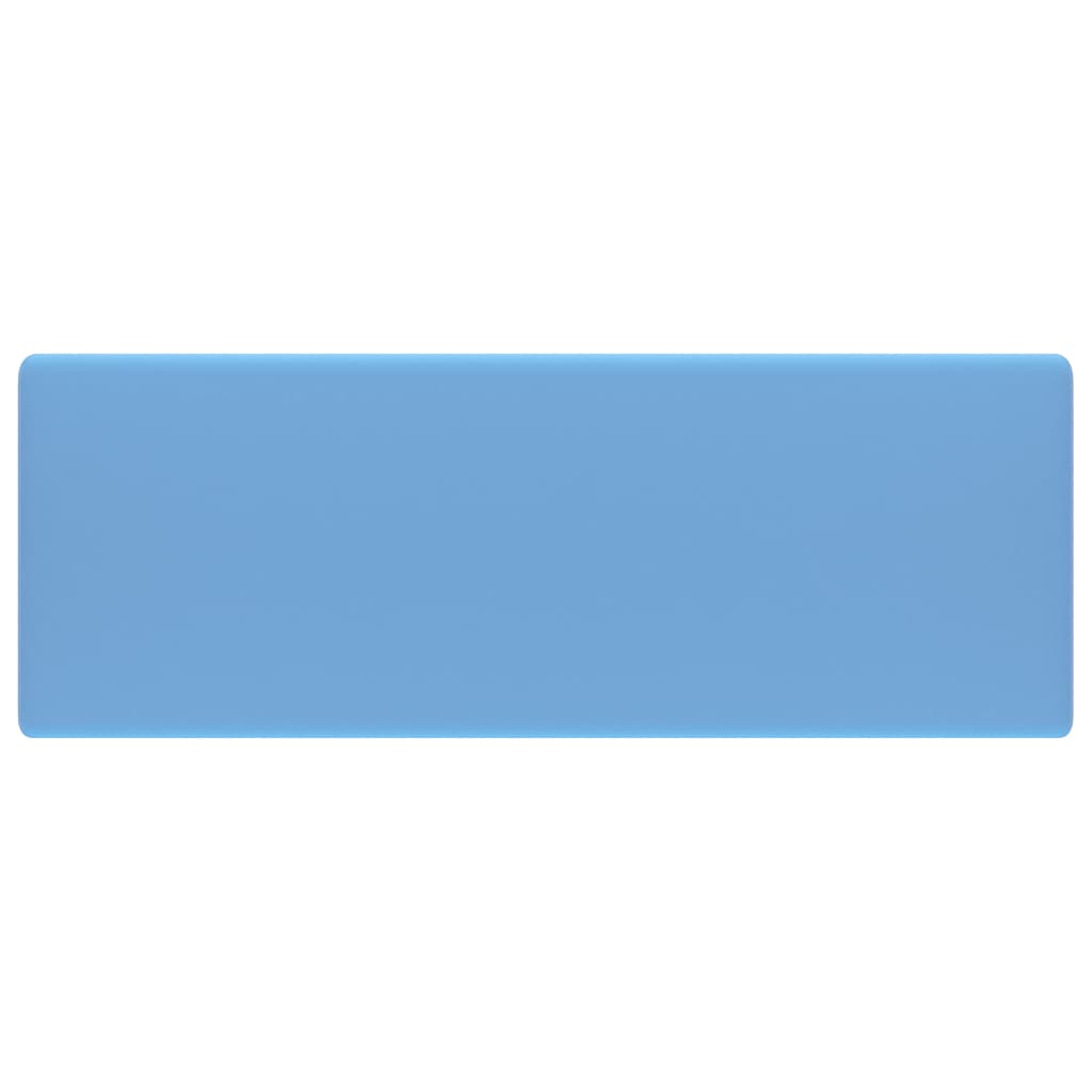 Luxury Basin Overflow Square Matt Light Blue 41x41 cm Ceramic