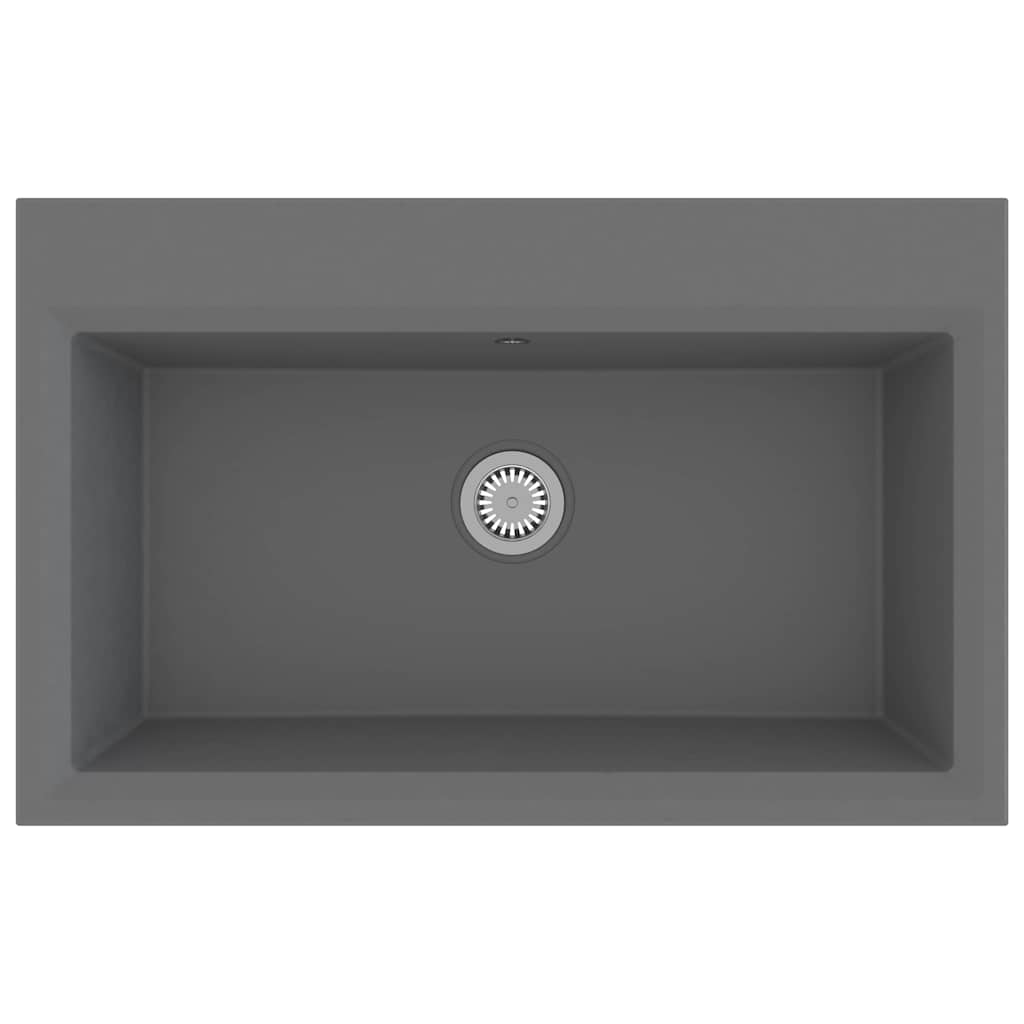 Kitchen Sink Grey 79 x 50 x 31 cm Granite