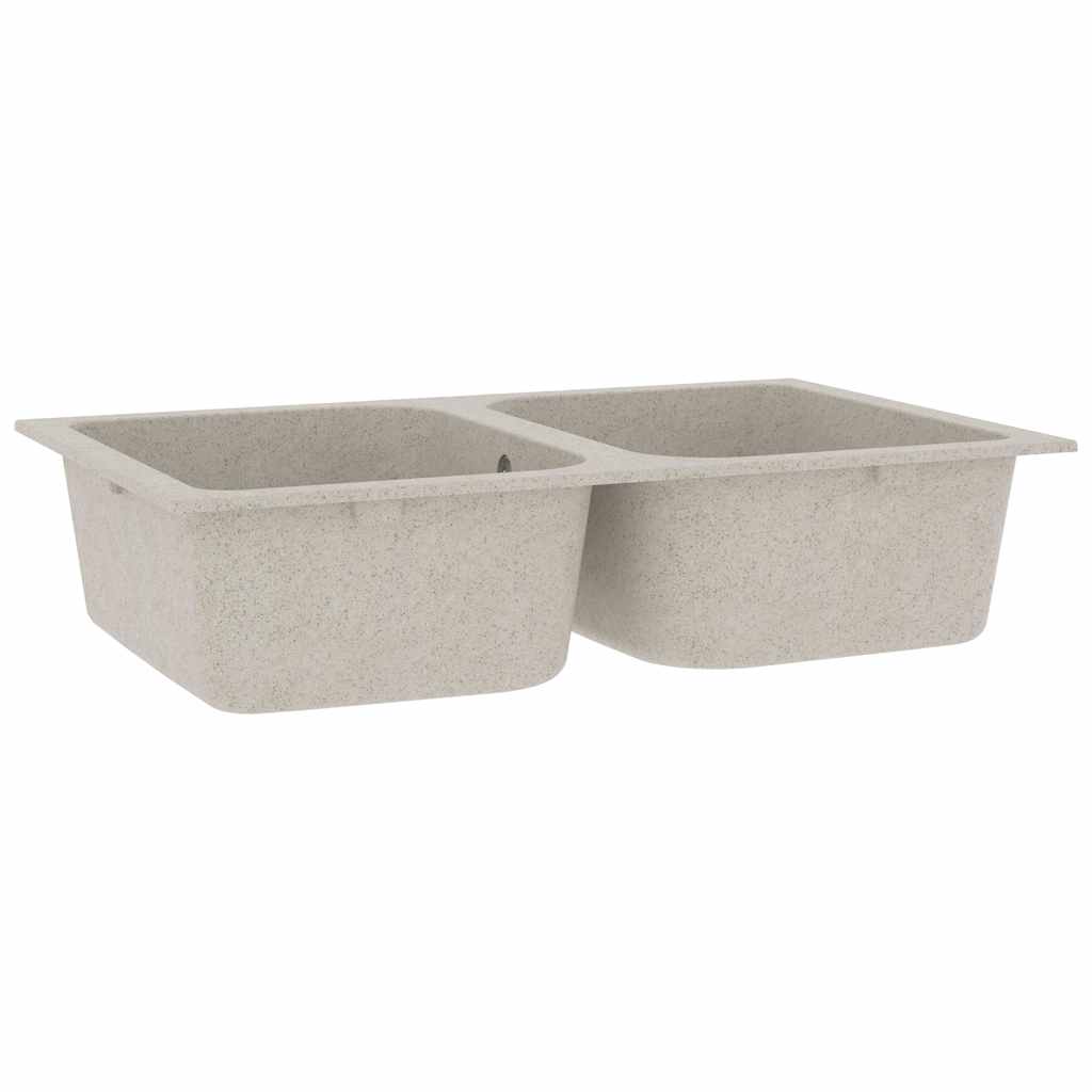 Kitchen Sink Beige 76 x 48 x 30 cm Granite