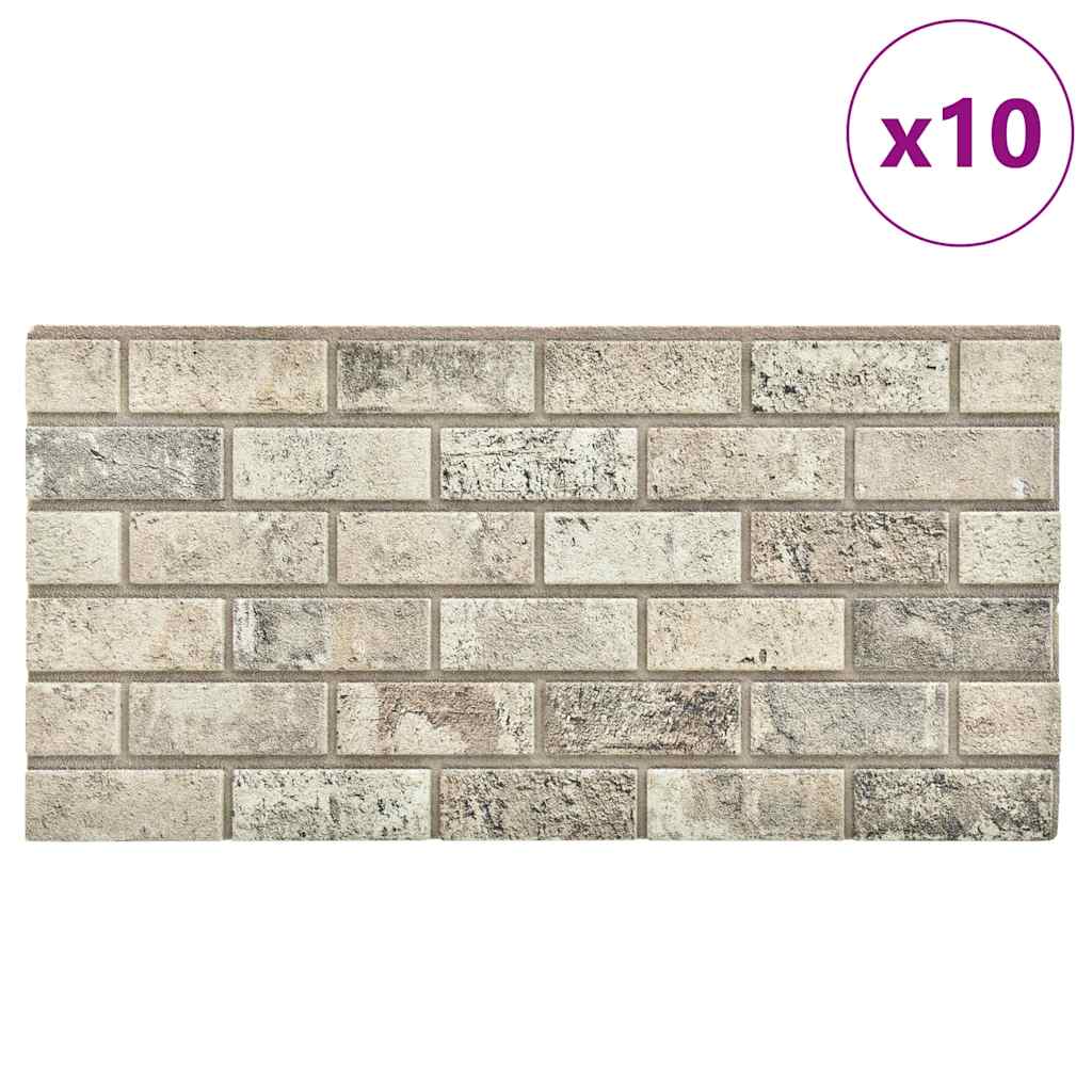 3D Wall Panels with Sand Brick Design 10 pcs EPS