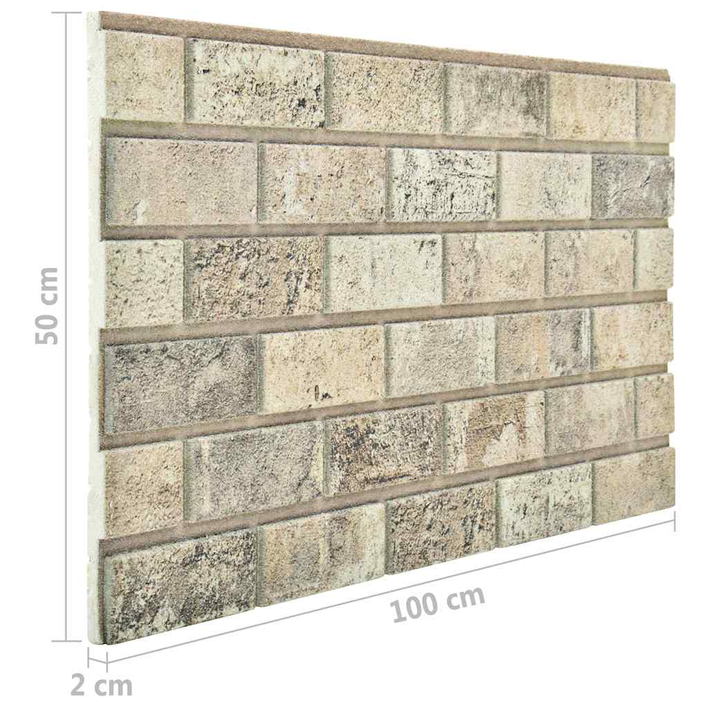 3D Wall Panels with Sand Brick Design 10 pcs EPS