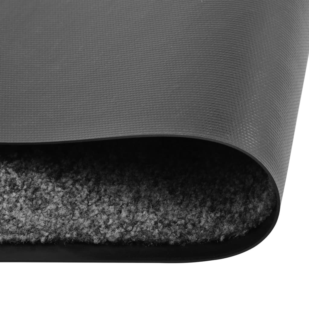 Doormat Washable Anthracite 40x60 cm