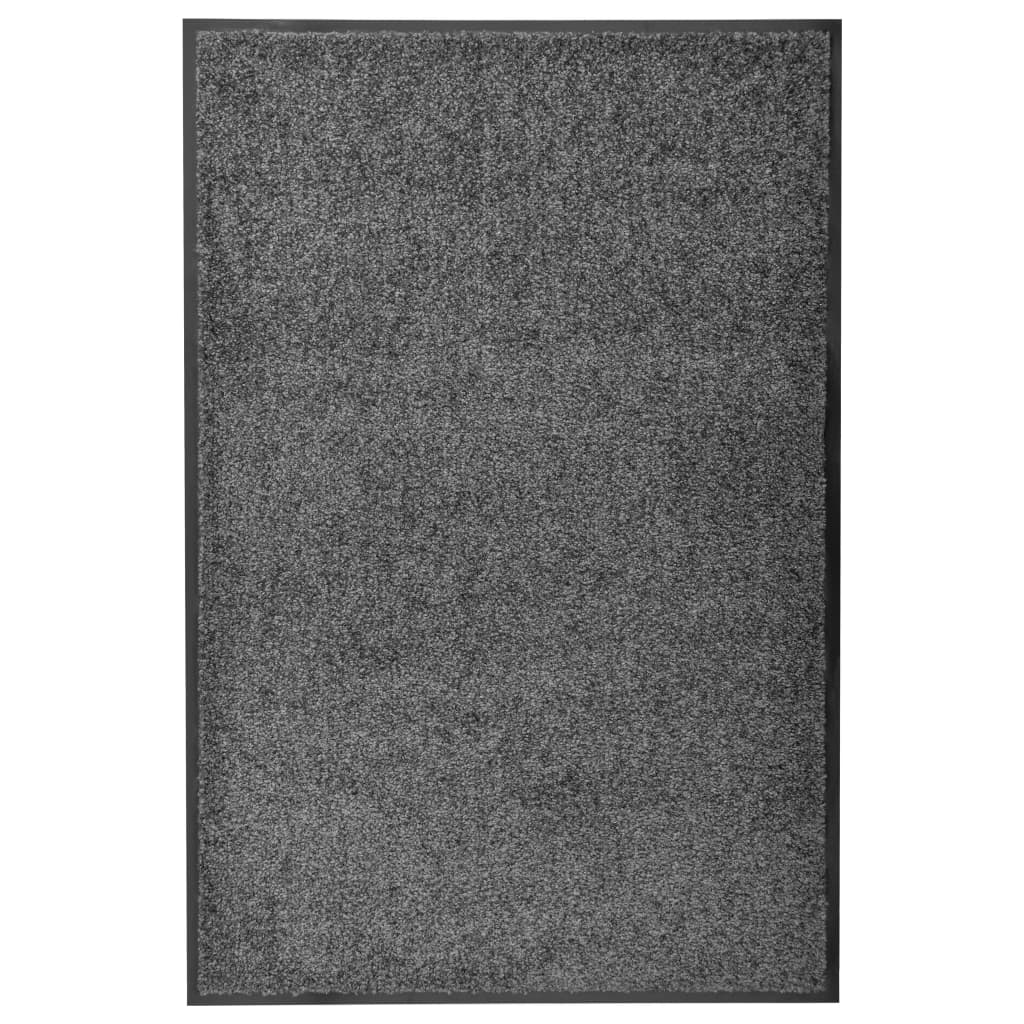 Doormat Washable Anthracite 60x90 cm