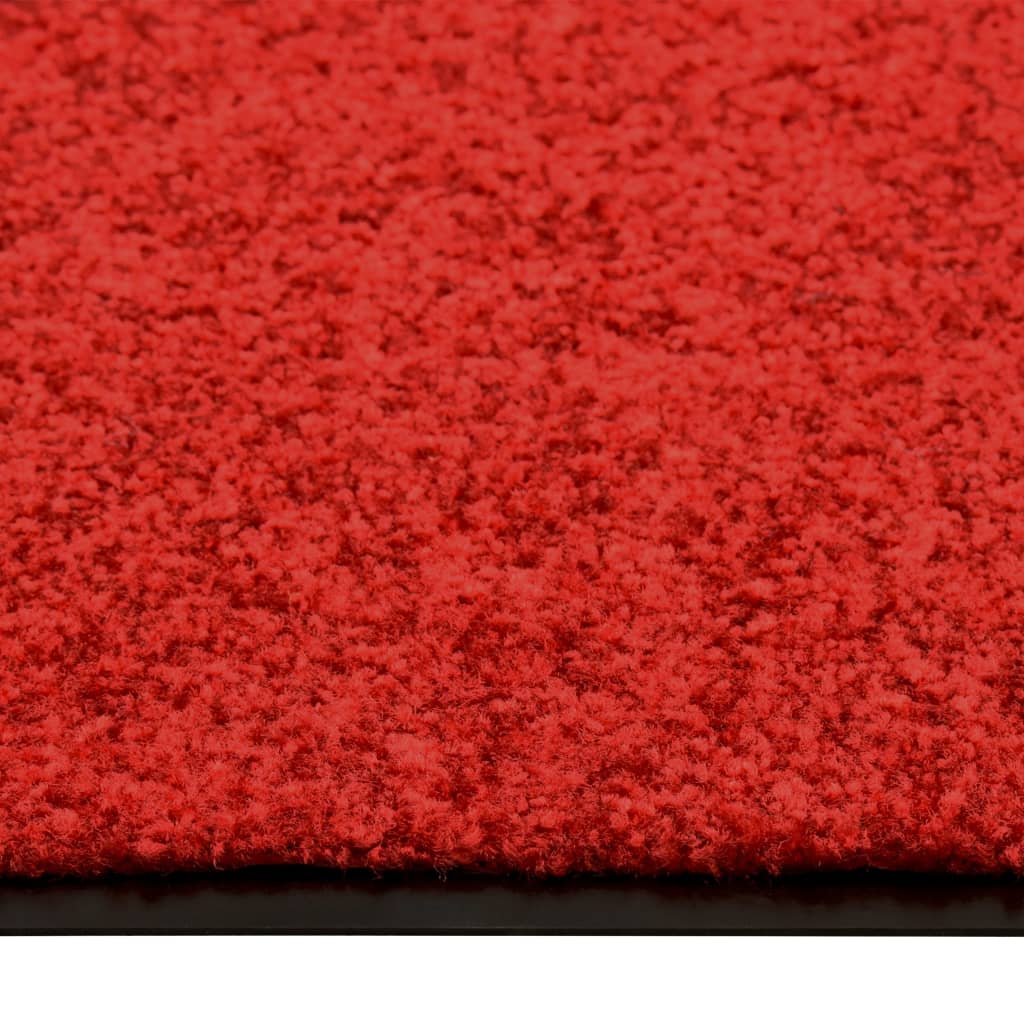 Doormat Washable Red 60x90 cm