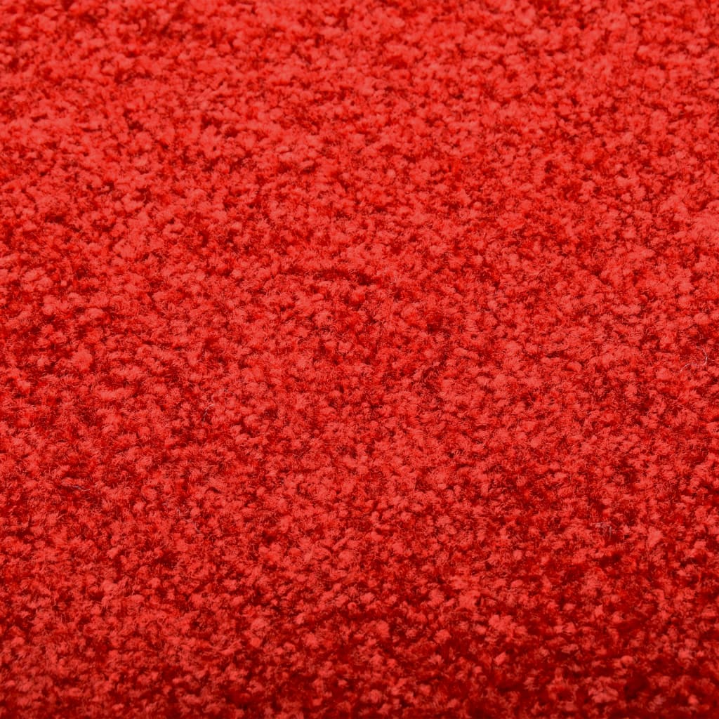 Doormat Washable Red 90x120 cm