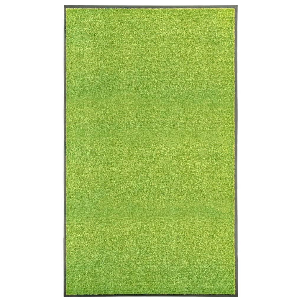 Doormat Washable Green 90x150 cm