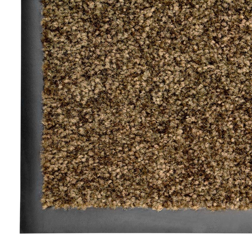 Doormat Washable Brown 120x180 cm