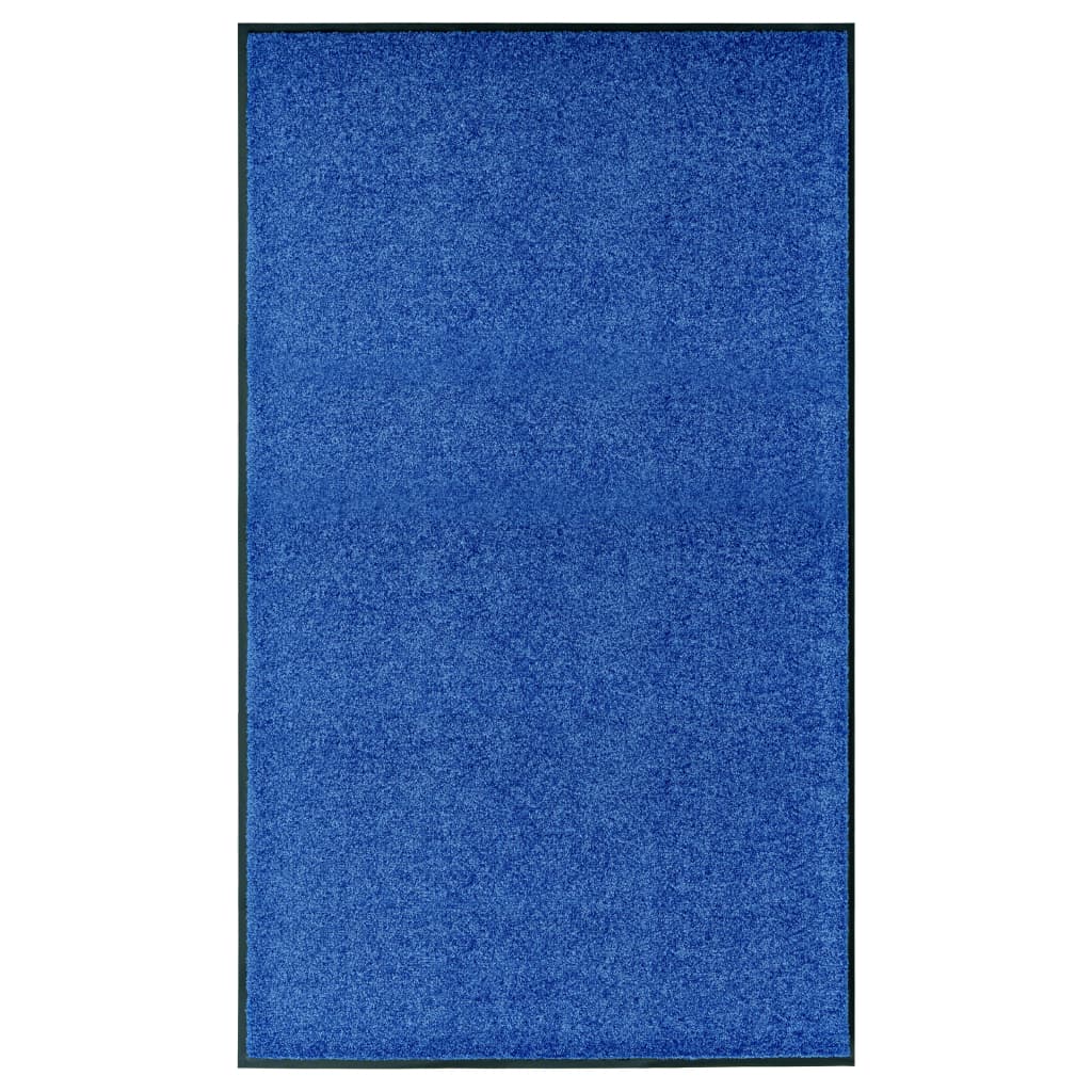 Doormat Washable Blue 90x150 cm
