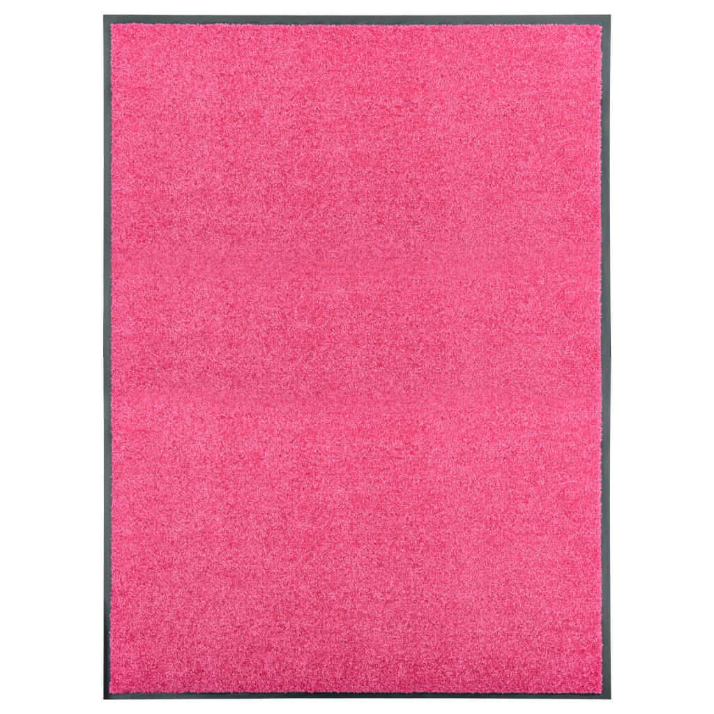 Doormat Washable Pink 90x120 cm