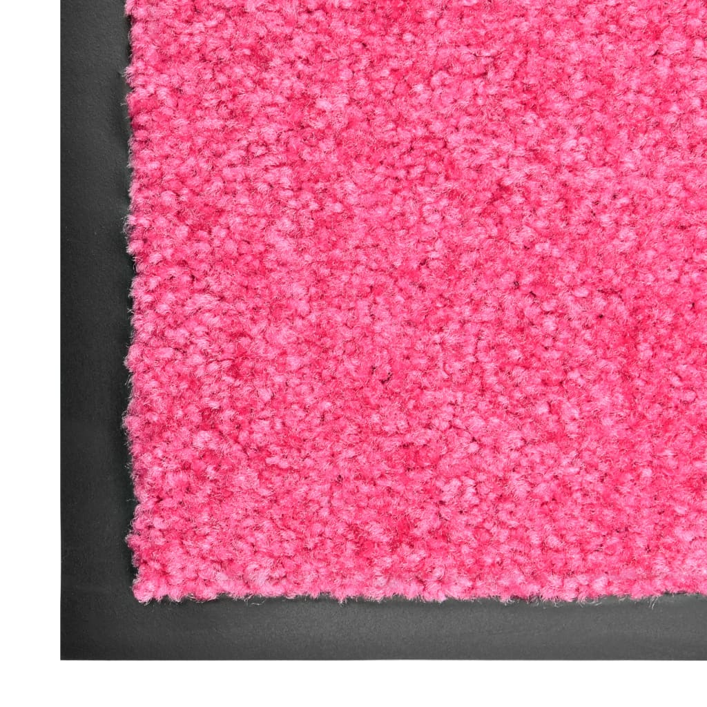 Doormat Washable Pink 90x150 cm