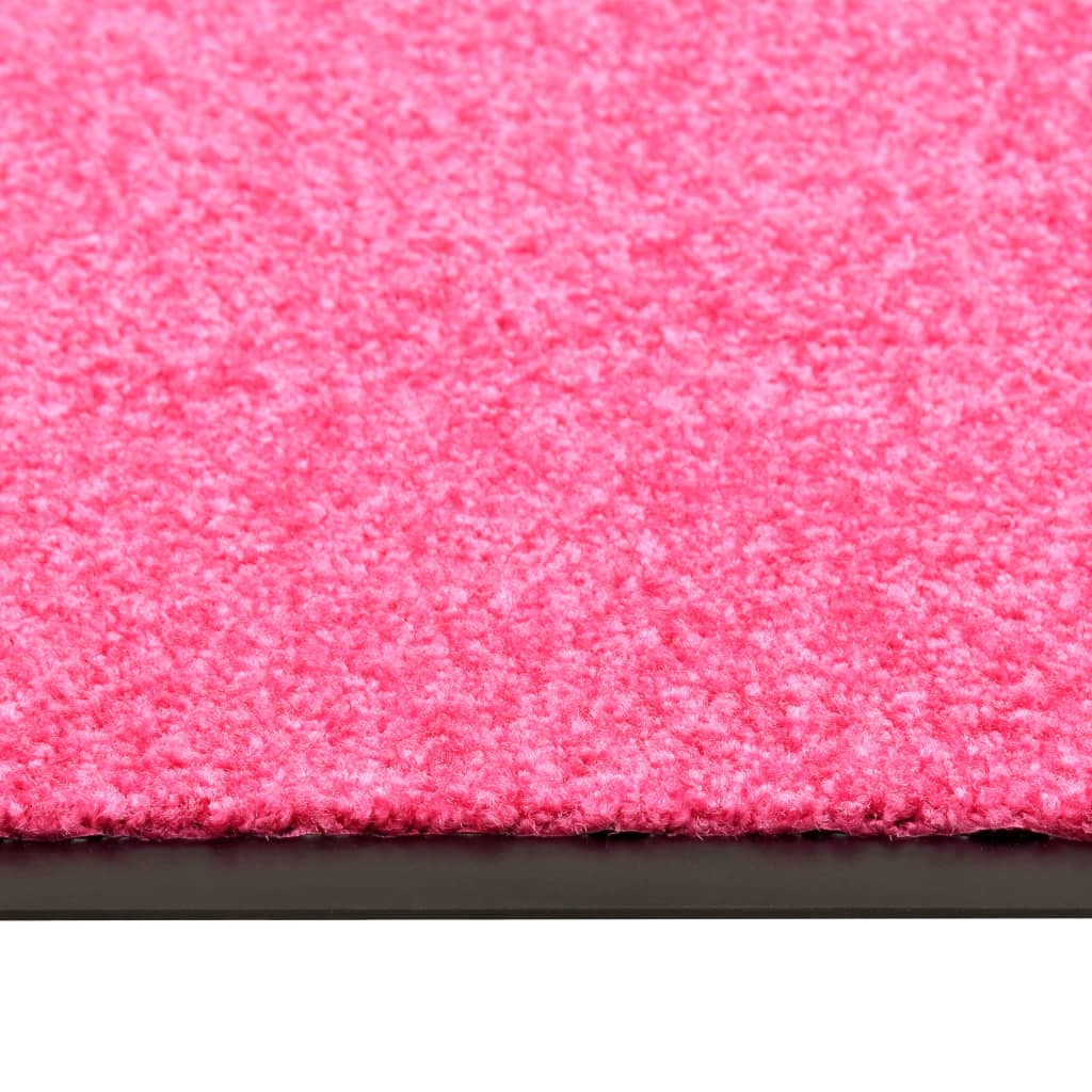 Doormat Washable Pink 90x150 cm