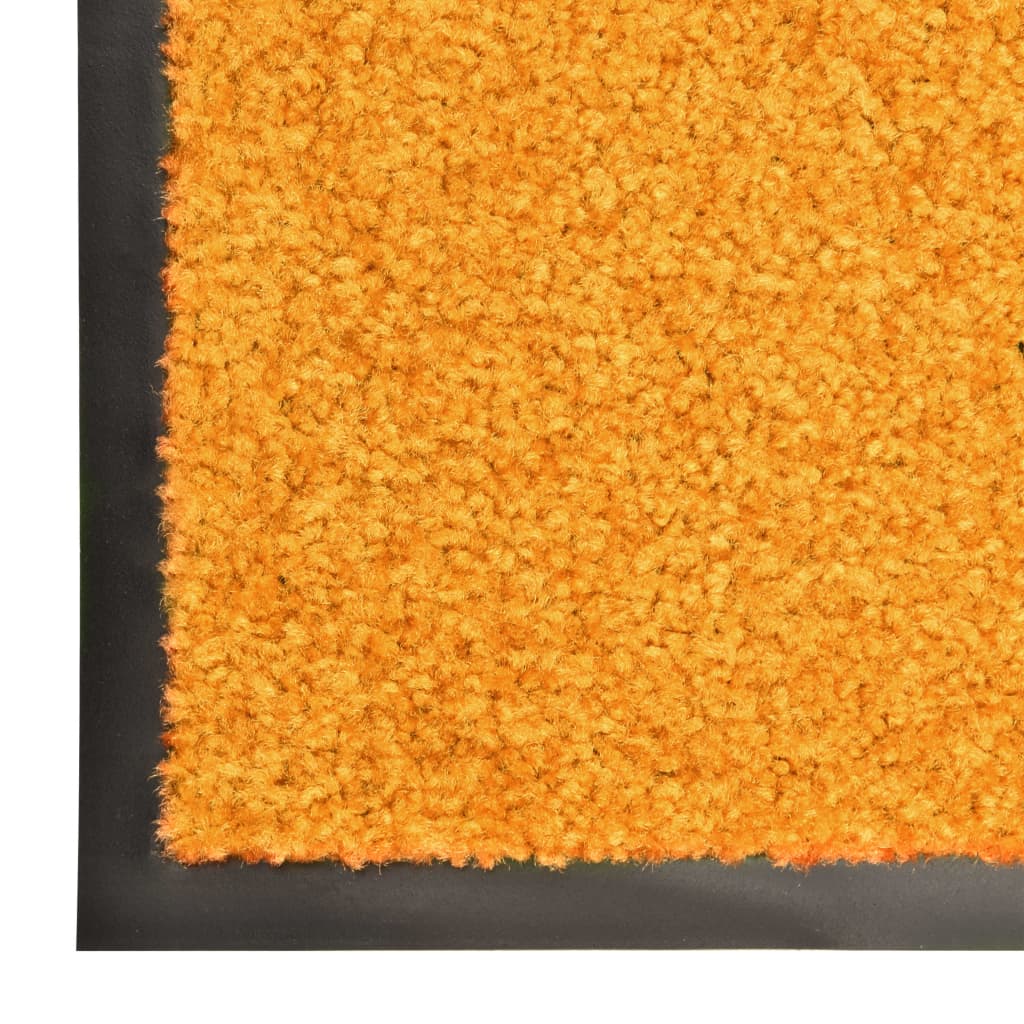 Doormat Washable Orange 120x180 cm