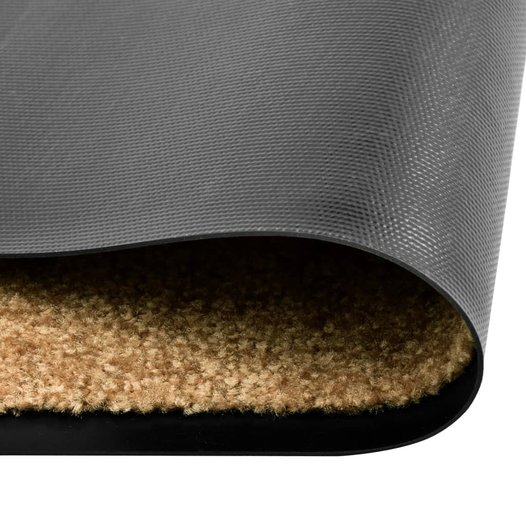 Doormat Washable Cream 60x90 cm