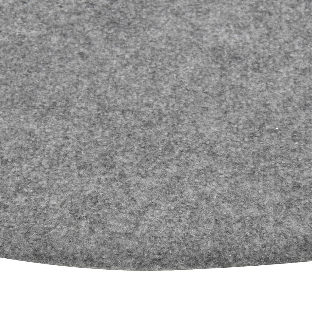 Artificial Grass with Studs Dia.130 cm Grey Round