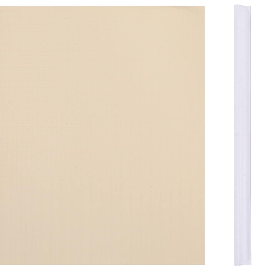 Garden Privacy Screen PVC 35x0.19 m Cream