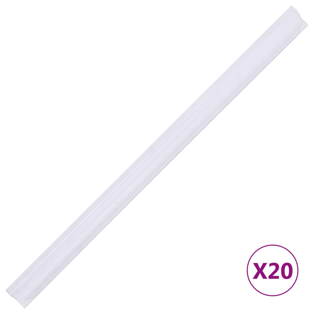 Garden Privacy Screen PVC 35x0.19 m White