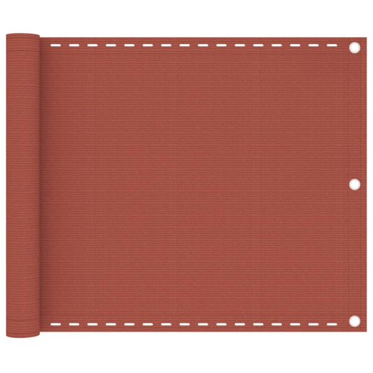 Balcony Screen Terracotta 75x300 cm HDPE