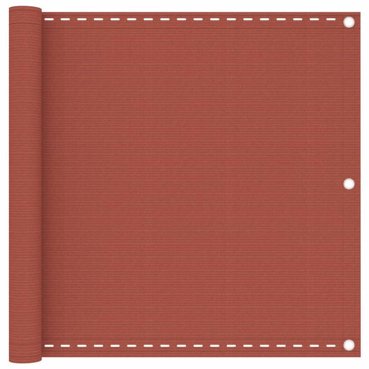 Balcony Screen Terracotta 90x300 cm HDPE