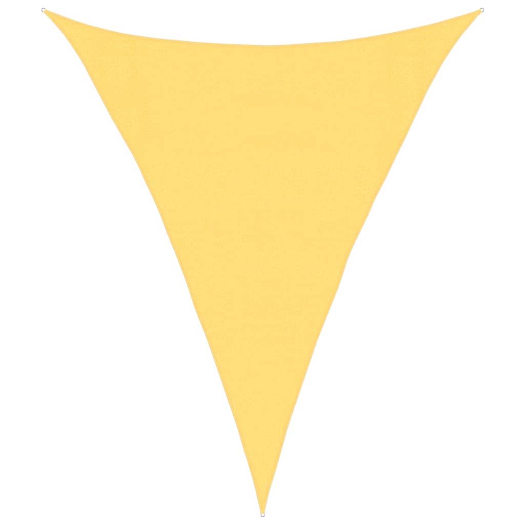 Sunshade Sail 160 g/m² Beige 3x4x4 m HDPE