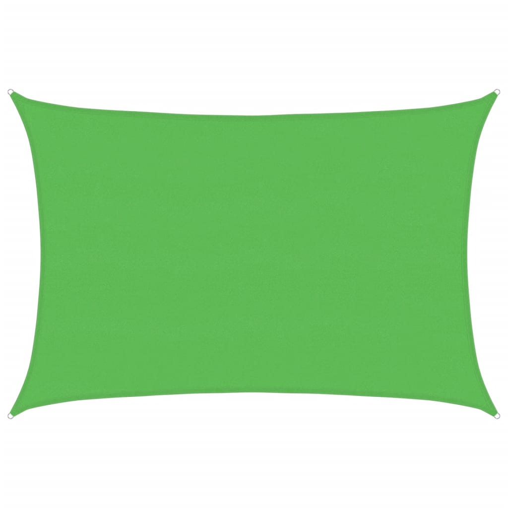 Sunshade Sail 160 g/m² Light Green 5x6 m HDPE