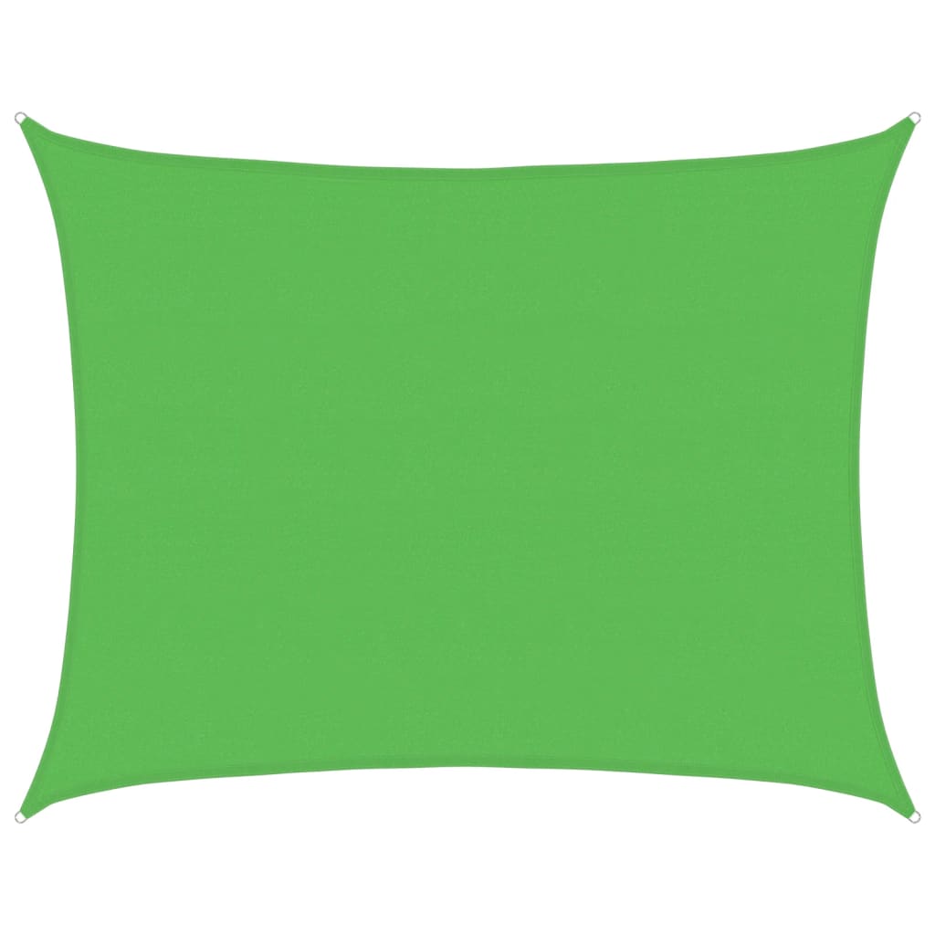Sunshade Sail 160 g/m² Light Green 6x7 m HDPE