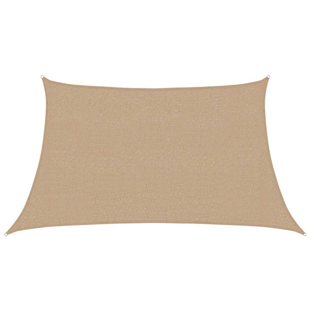 Sunshade Sail 160 g/m² Taupe 3/4x2 m HDPE