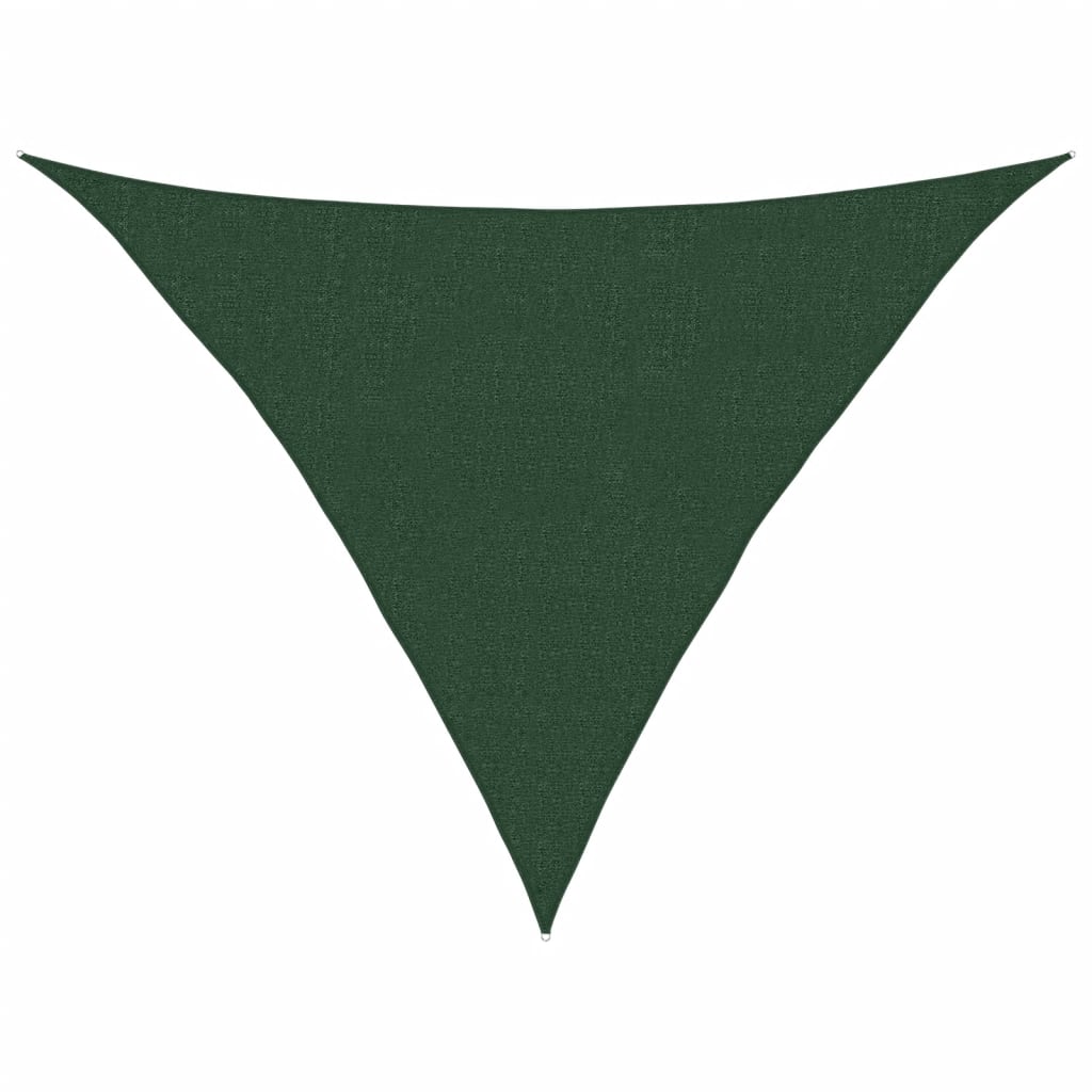 Sunshade Sail 160 g/m² Dark Green 2.5x2.5x3.5 m HDPE