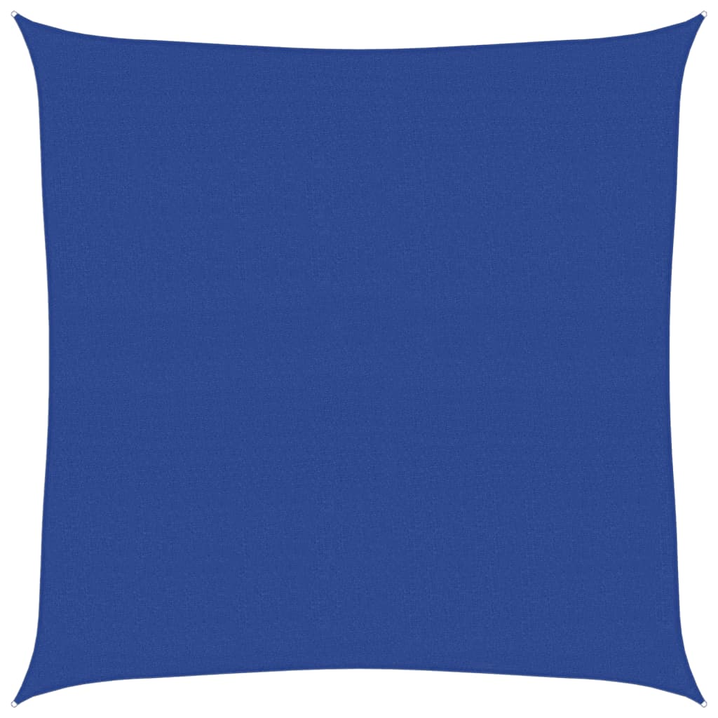 Sunshade Sail 160 g/m² Square Blue 4x4 m HDPE