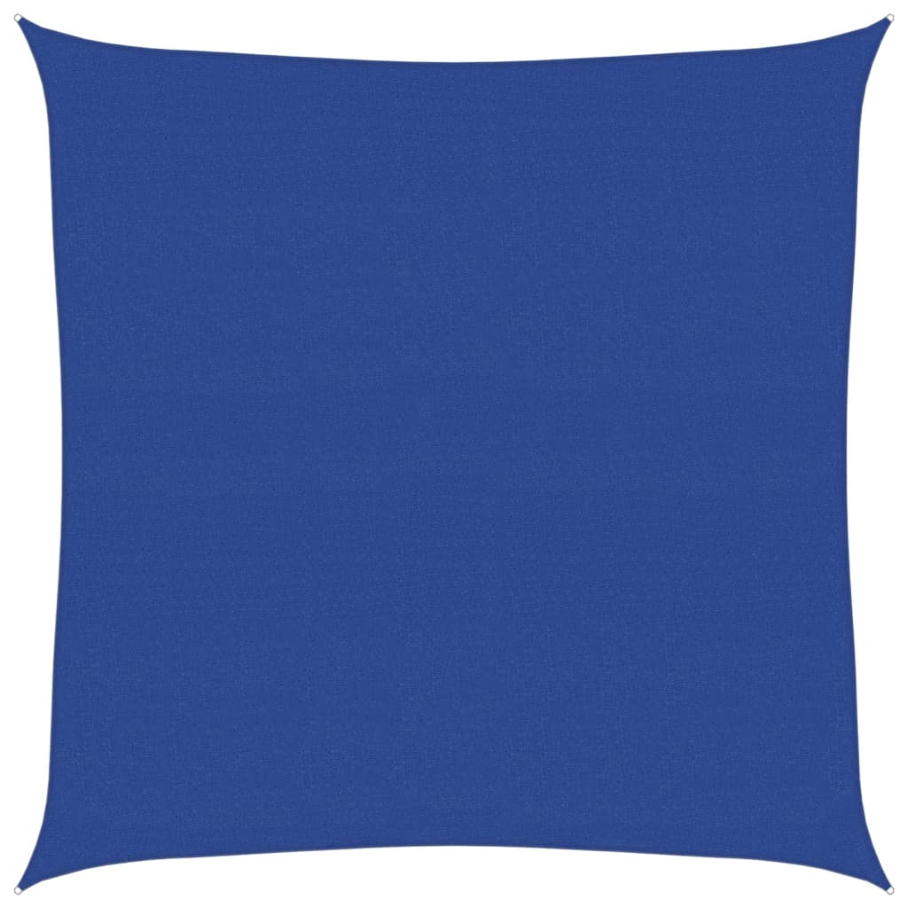 Sunshade Sail 160 g/m² Square Blue 7x7 m HDPE
